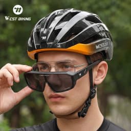 WEST BIKING Polarized Cycling Glasses Fit Over Myopic Sunglasses HD Large Frame Fishing Driving Goggles MTB Road Bike Eyewear