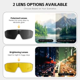 WEST BIKING Polarized Cycling Glasses Fit Over Myopic Sunglasses HD Large Frame Fishing Driving Goggles MTB Road Bike Eyewear