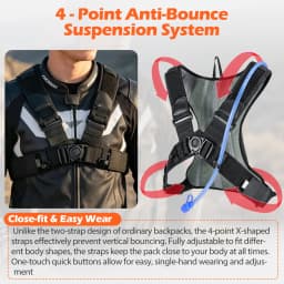 NEWBOLER 5L Motorcycle Cycling Hydration Pack MTB Off Road Motocross Water Backpack Sport Mountain Bike Water Bag