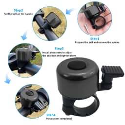 1 Bike Bell, Easy To Install, Available In Multiple Colors, Suitable For Mountain Bikes, A Must-Have For Outdoor Cycling