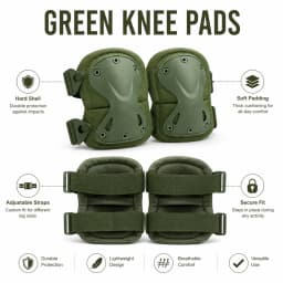 2Pcs Protective Pads Set Knee Elbow Pads Adjustable Straps Hard Shell for Skating Cycling Scooter Outdoor Sports Safety Gear Kit