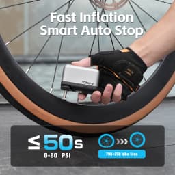 Topump TB2PRO Electric Tire Inflator 120PSI Portable Schrader Presta Bicycle Tire with LED Screen AS200PRO Cycling Accessories