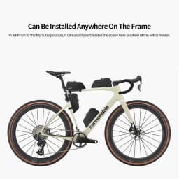 Rhinowalk Bike Top Tube Bag 1L Waterproof Cycling Frame Storage Luggage Backpacking For MTB Gravel Phone Bag Bike Accessories
