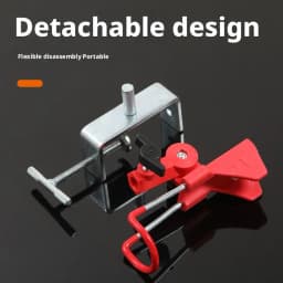 Boat Fishing Rod Holder Adjustable Non Slip Metal Base Clamp on Rod Rest Rack Edges Dock Rod Rest with Clamp Bracket