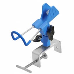 Boat Fishing Rod Holder Adjustable Non Slip Metal Base Clamp on Rod Rest Rack Edges Dock Rod Rest with Clamp Bracket