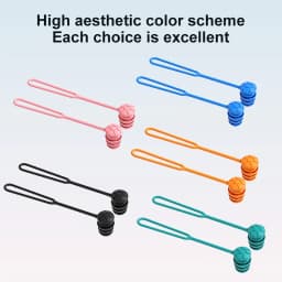 Swimming Earplugs with Rope for Easy Attachment and to Prevent Loss. Three-Layer Sound Insulation. Soft Silicone Earplugs.