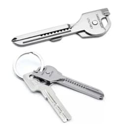 2026 6 in 1 Multifunction Knife Practical Swiss Tech Utili Key Outdoor Screwdriver Bottle Opener Keychain Camping Hiking Tools
