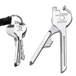 2026 6 in 1 Multifunction Knife Practical Swiss Tech Utili Key Outdoor Screwdriver Bottle Opener Keychain Camping Hiking Tools