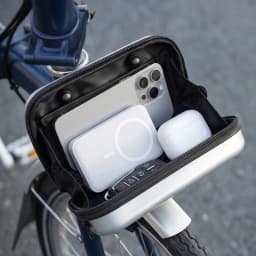 MUQZI Front Carrier Bag Compatible with Brompton Dahon Folding Bike Quick-Release Front Bag