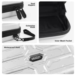 MUQZI Front Carrier Bag Compatible with Brompton Dahon Folding Bike Quick-Release Front Bag