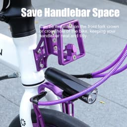 Bike Front Fork Light Holder Adjustable Aluminum Alloy Bracket For GOPRO Sport Camera Headlight Mount Stand Bike Accessories