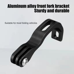 Bike Front Fork Light Holder Adjustable Aluminum Alloy Bracket For GOPRO Sport Camera Headlight Mount Stand Bike Accessories