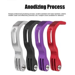 Bike Front Fork Light Holder Adjustable Aluminum Alloy Bracket For GOPRO Sport Camera Headlight Mount Stand Bike Accessories