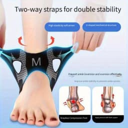 1-10pcs S/M/L Thin Ankle Support Strap Adjustable Heel Lock Breathable Sports Guard for Sprain Prevention Joint Stability