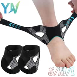 1-10pcs S/M/L Thin Ankle Support Strap Adjustable Heel Lock Breathable Sports Guard for Sprain Prevention Joint Stability