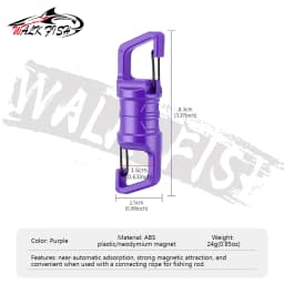 WALK FISH 1Pcs Fishing Magnetic Buckle Mountain Buckle Multi-function Tool Fishing Hook Tools Magnetic Buckle Fishing Tackle