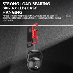 WALK FISH 1Pcs Fishing Magnetic Buckle Mountain Buckle Multi-function Tool Fishing Hook Tools Magnetic Buckle Fishing Tackle