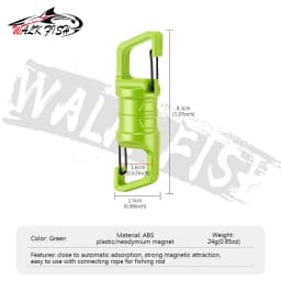 WALK FISH 1Pcs Fishing Magnetic Buckle Mountain Buckle Multi-function Tool Fishing Hook Tools Magnetic Buckle Fishing Tackle