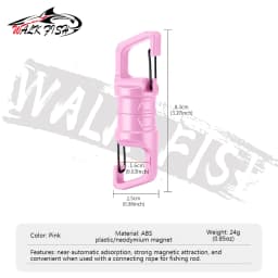 WALK FISH 1Pcs Fishing Magnetic Buckle Mountain Buckle Multi-function Tool Fishing Hook Tools Magnetic Buckle Fishing Tackle
