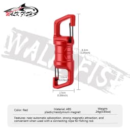 WALK FISH 1Pcs Fishing Magnetic Buckle Mountain Buckle Multi-function Tool Fishing Hook Tools Magnetic Buckle Fishing Tackle