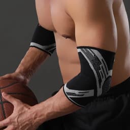 GTUBIKE 1Pcs Elbow Brace Sleeve Elbow Pad Arm Elbow Breathable Protection Workout Outdoor Sports Joint Compression Pad Support