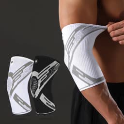 GTUBIKE 1Pcs Elbow Brace Sleeve Elbow Pad Arm Elbow Breathable Protection Workout Outdoor Sports Joint Compression Pad Support
