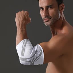 GTUBIKE 1Pcs Elbow Brace Sleeve Elbow Pad Arm Elbow Breathable Protection Workout Outdoor Sports Joint Compression Pad Support