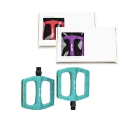 Nylon Bike Pedal Ultralight 9/16" Standard Spindle Cycling Pedal Sealed Bearings Anti-Slip Platform Pedal Enduro Riding