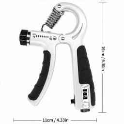 Professional Mechanical Counter Hand Gripper for Forearm And Hand Strength Training with 5-200KG Adjustable Resistance