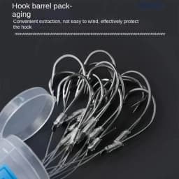 80/100pcs Bucket Hooks with Sharp Barbs and Durable Thread Binding, Suitable for Both Freshwater and Saltwater Fishing