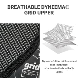 [HODRGEAR] Camp Shoes Ultralight Rollable Footwear Breathable Dyneema® Grid Upper Sole Packable Quick-Dry Short Camp Movement