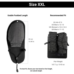 [HODRGEAR] Camp Shoes Ultralight Rollable Footwear Breathable Dyneema® Grid Upper Sole Packable Quick-Dry Short Camp Movement