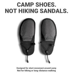[HODRGEAR] Camp Shoes Ultralight Rollable Footwear Breathable Dyneema® Grid Upper Sole Packable Quick-Dry Short Camp Movement