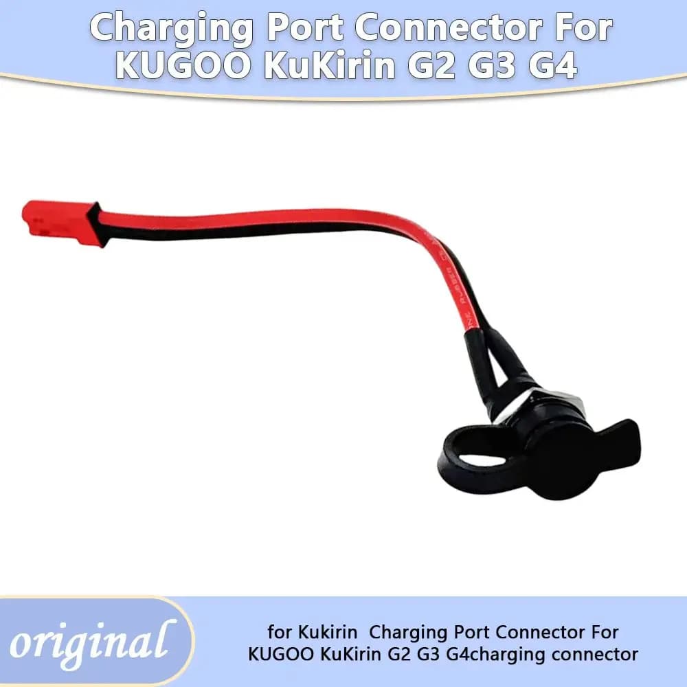 ​​Charging Port Connector For KUGOO KuKirin G2 G3 G4 Electric Scooter Charger Interface Replacement Spare Parts Accessory