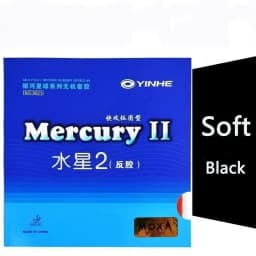 YINHE MERCURY II Blue Table Tennis Rubber Mercury-2 Pingpong Rubber Allround Spin Control Ping Pong Sponge Blue Rubbers
