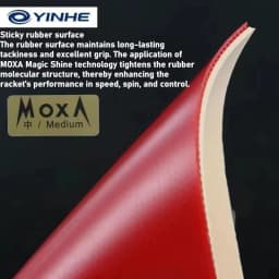 YINHE MERCURY II Blue Table Tennis Rubber Mercury-2 Pingpong Rubber Allround Spin Control Ping Pong Sponge Blue Rubbers