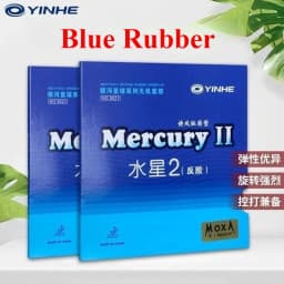 YINHE MERCURY II Blue Table Tennis Rubber Mercury-2 Pingpong Rubber Allround Spin Control Ping Pong Sponge Blue Rubbers