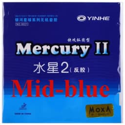 YINHE MERCURY II Blue Table Tennis Rubber Mercury-2 Pingpong Rubber Allround Spin Control Ping Pong Sponge Blue Rubbers
