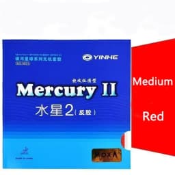 YINHE MERCURY II Blue Table Tennis Rubber Mercury-2 Pingpong Rubber Allround Spin Control Ping Pong Sponge Blue Rubbers
