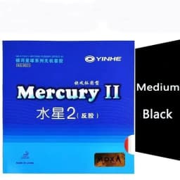 YINHE MERCURY II Blue Table Tennis Rubber Mercury-2 Pingpong Rubber Allround Spin Control Ping Pong Sponge Blue Rubbers