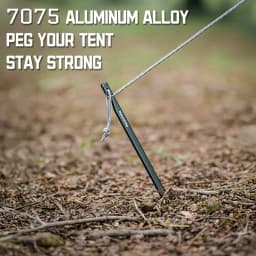 Naturehike Tent Peg Aluminium Alloy Ultralight Strong Shelter Reinforce AntiWind Outdoor Camping Nail Stake Various Shape Hiking