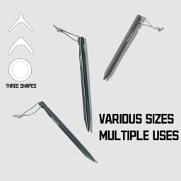 Naturehike Tent Peg Aluminium Alloy Ultralight Strong Shelter Reinforce AntiWind Outdoor Camping Nail Stake Various Shape Hiking