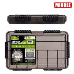 QAJTAO New Large Waterproof Fishing Tackle Box, Fish Hook Fishing Lure Bait Storage Case Portable Fishing Gear Accessorie