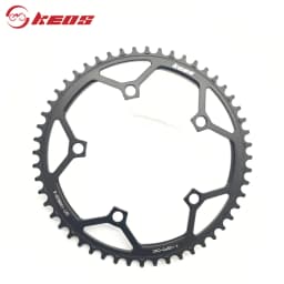 KEOS 130BCD Folding Bicycle Positive and Negative Tooth Single Disc Aluminum Alloy 38-58T Five Hole Tooth Disc For Litepro crank