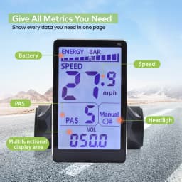 Haytrix】 Electric Cycle Bicycle Computer Digital Multicolor Speedometer Stopwatch Electronic Cycling Odometer Ebike Accessories