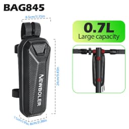 NEWBOLER 5L Electric Scooter Front Bag With Password Lock Large Capacity Electric Scooter Bag Outdoor Storage For Xiaomi Scooter