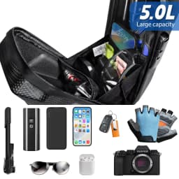 NEWBOLER 5L Electric Scooter Front Bag With Password Lock Large Capacity Electric Scooter Bag Outdoor Storage For Xiaomi Scooter