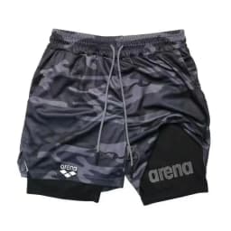 Summer men's gym shorts, beach surfboard shorts, breathable quick drying sports launched