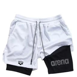Summer men's gym shorts, beach surfboard shorts, breathable quick drying sports launched