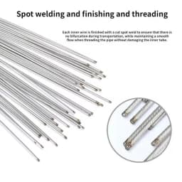 PINMOAP Bicycle Brake/Gear Line Polished Surface Core Wire Stainless Steel Material Sturdy And Durable Bicycle Accessories